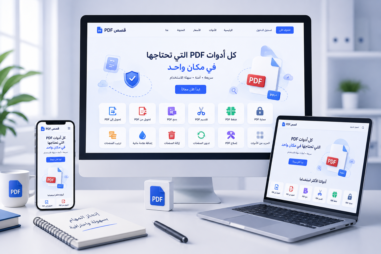 تحويل ملفات PDF في منصة قصص PDF
